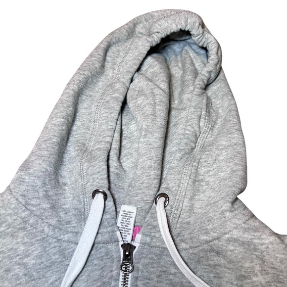 Aeropostale Sleeveless Zip Up Hoodie Womens XL Grey Sweatshirt California Casual - Picture 6 of 16